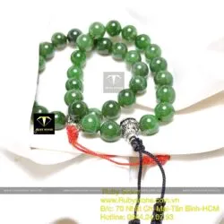 Vòng chuỗi Ngọc Bích niệm Phật 18 hạt 10 ly - Ảnh 8