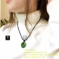 Đồng điếu ngọc bích Canada xanh lá, ĐK 28mm - Ảnh 6