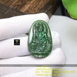 Văn thù bồ tát - Phật bản mệnh tuổi Mão, kích thước 37mm - Ảnh 4