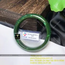 Vòng tay Ngọc bích Canada, bản hẹ bầu 15mm - Ảnh 5