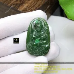 Phổ hiền bồ tát - Phật bản mệnh tuổi Thìn-Tỵ, kích thước 37mm - Ảnh 3