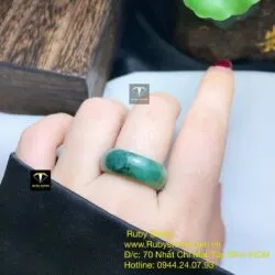 Nhẫn ngọc Cẩm thạch dầu lý - Ảnh 5