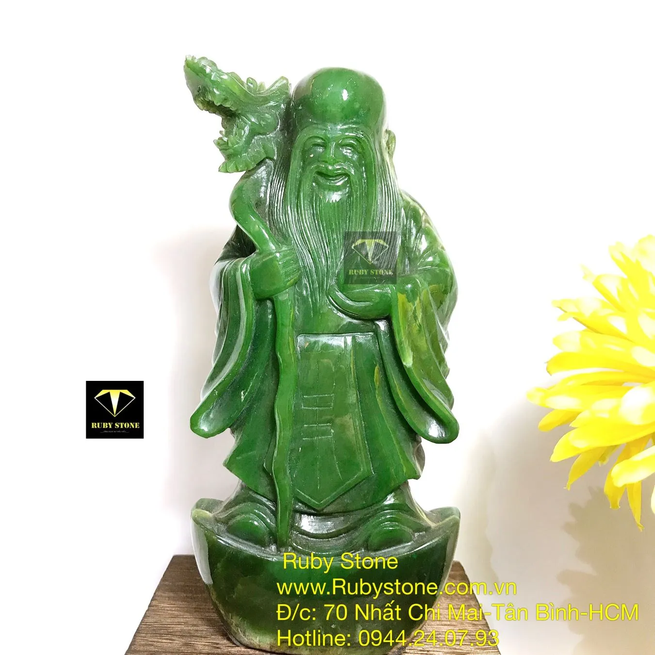 Bộ Tam đa (Phúc - Lộc - Thọ) ngọc bích Canada Bộ Tam đa (Phúc - Lộc - Thọ) ngọc bích Canada - Ảnh 2