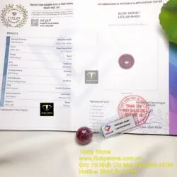 Charm mài giác Ruby Nam Phi - Hình ảnh 7