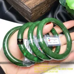 Vòng tay Ngọc bích Canada, ni tay dưới 54mm - Ảnh 3