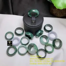 Nhẫn ngọc Cẩm thạch dầu lý - Ảnh 2