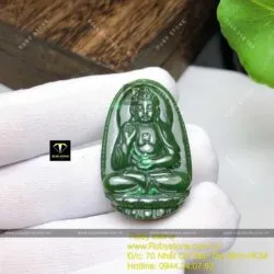 A di đà - Phật bản mệnh tuổi Tuất-Hợi, kích thước 37mm - Ảnh 4