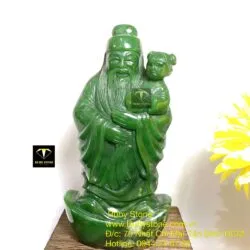 Bộ Tam đa (Phúc - Lộc - Thọ) ngọc bích Canada Bộ Tam đa (Phúc - Lộc - Thọ) ngọc bích Canada