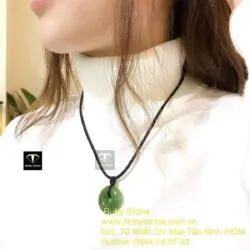 Đồng điếu ngọc bích Canada xanh lá, ĐK 28mm - Ảnh 5