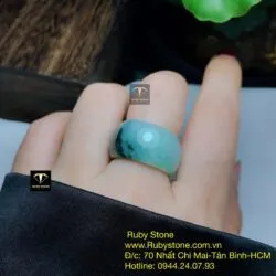 Nhẫn ngọc Cẩm thạch dầu lý Nhẫn ngọc Cẩm thạch dầu lý