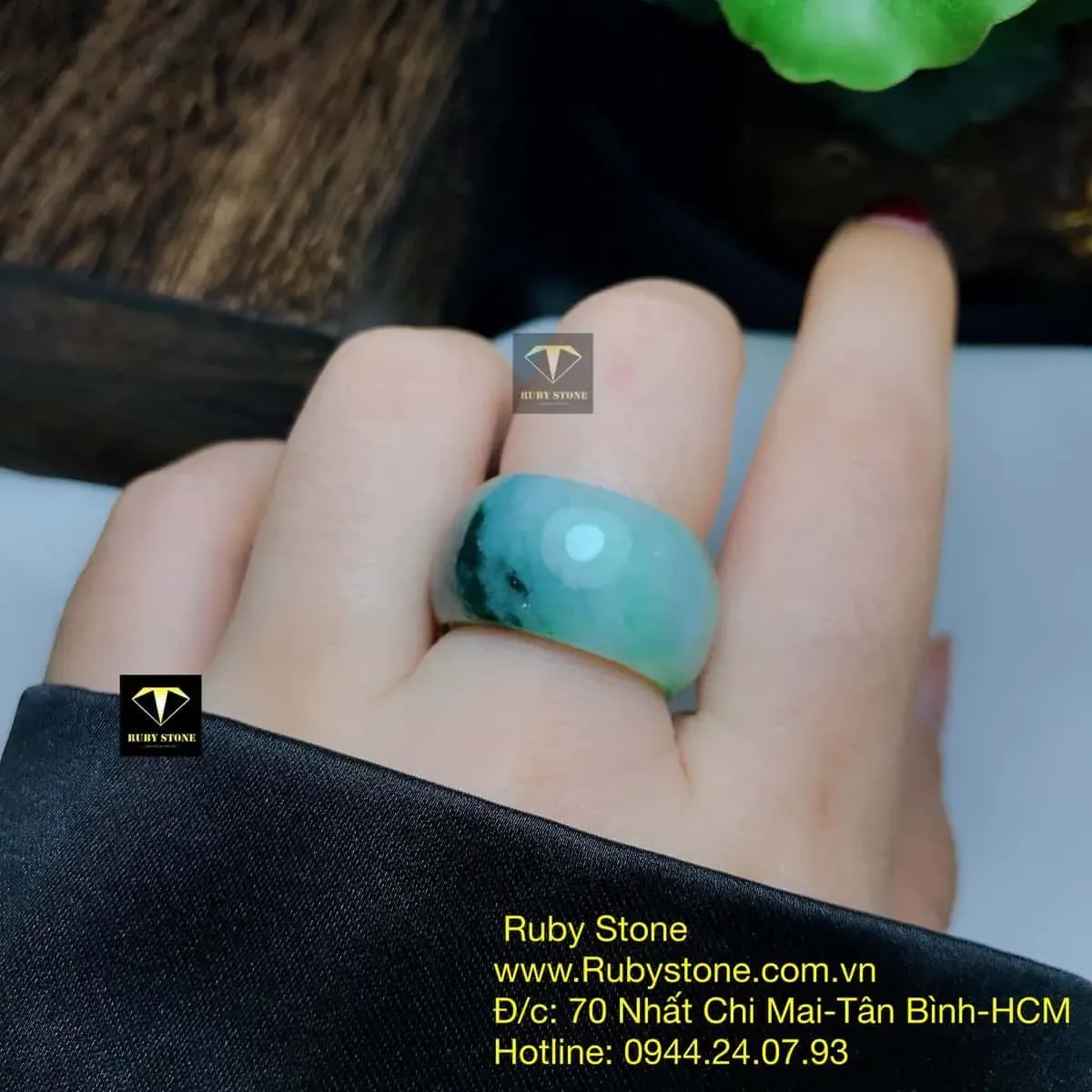 Nhẫn ngọc Cẩm thạch dầu lý Nhẫn ngọc Cẩm thạch dầu lý - Ảnh 6