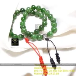 Vòng chuỗi Ngọc Bích niệm Phật 18 hạt 10 ly - Ảnh 7