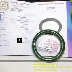 Vòng tay Ngọc bích Canada, ni tay dưới 54mm - Ảnh 2
