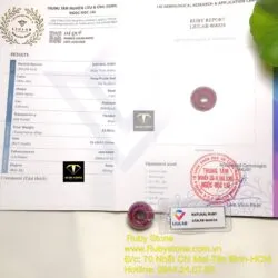 Charm mài giác Ruby Nam Phi - Hình ảnh 2