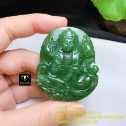 Phật Quan Âm ngọc bích Canada, kích thước 51mm - Hình ảnh 7