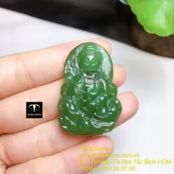 Phật Quan Âm ngọc bích Canada, kích thước 40mm