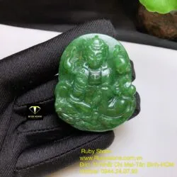 Phật Quan Âm ngọc bích Canada, kích thước 51mm - Hình ảnh 3