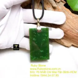 Mặt dây vô sự bài Ngọc bích Canada - Ảnh 3