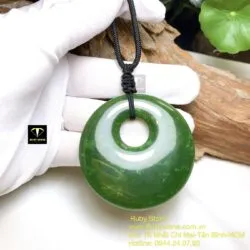 Đồng điếu ngọc bích Canada, kích thước 56mm - Hình ảnh 2