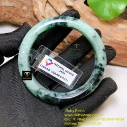 Vòng Cẩm thạch xanh lục đậm, ni tay 54mm
