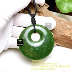 Đồng điếu ngọc bích Canada, kích thước 56mm - Hình ảnh 6