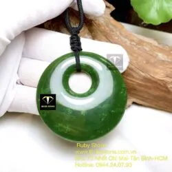 Đồng điếu ngọc bích Canada, kích thước 56mm - Hình ảnh 5