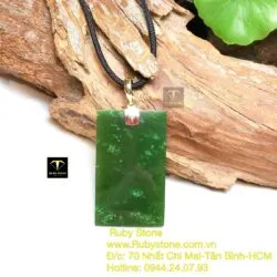 Mặt dây vô sự bài Ngọc bích Canada - Ảnh 4