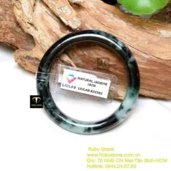 Vòng Cẩm thạch xanh lục đậm, ni tay 51mm