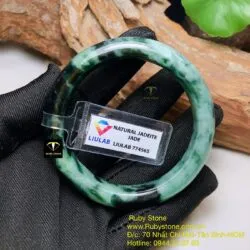 Vòng Cẩm thạch xanh đen, ni tay 52 mm