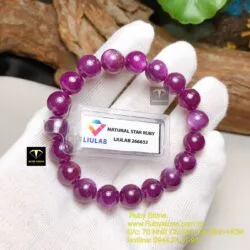 Chuỗi tay Ruby sao thiên nhiên 9,5 ly