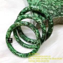 Vòng ngọc cẩm thạch sơn thuỷ bản tròn Vòng ngọc cẩm thạch sơn thuỷ bản tròn