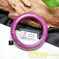 Vòng bản liền Ruby Nam Phi, ni tay 53mm