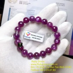 Chuỗi Ruby sao thiên nhiên 10 ly - Hình ảnh 2