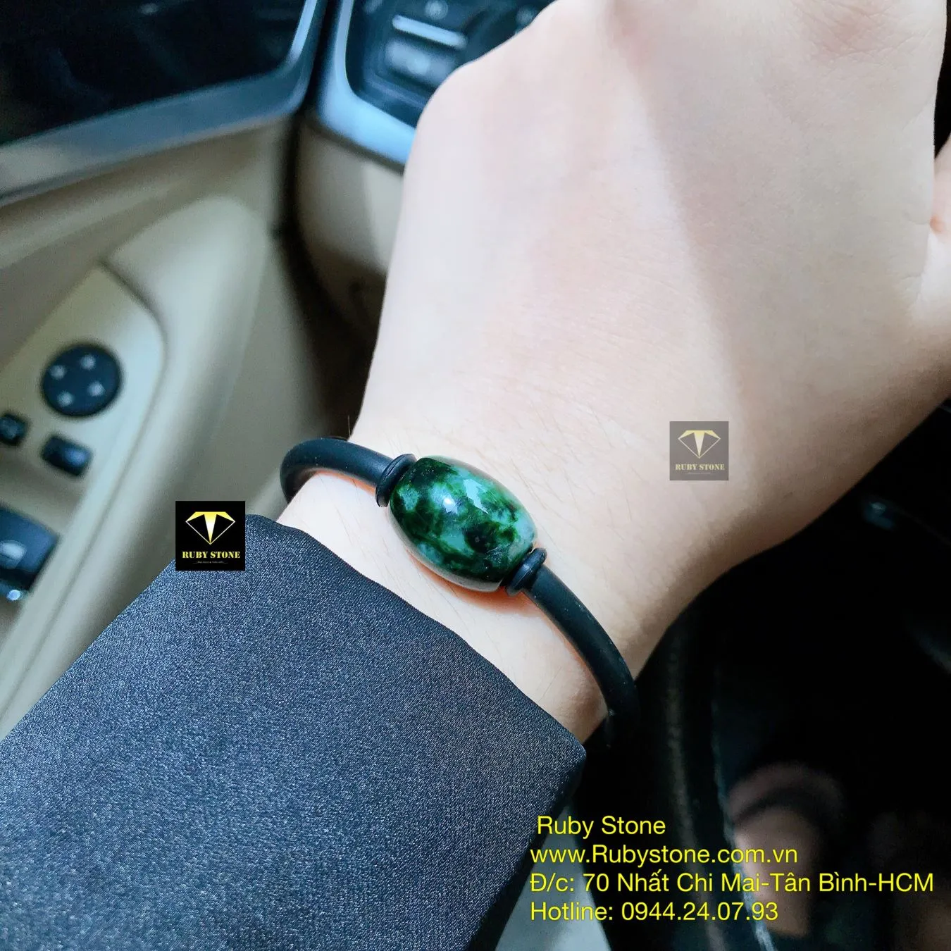 Vòng tay lu thống ngọc Cẩm thạch sơn thuỷ Vòng tay lu thống ngọc Cẩm thạch sơn thuỷ - Ảnh 5