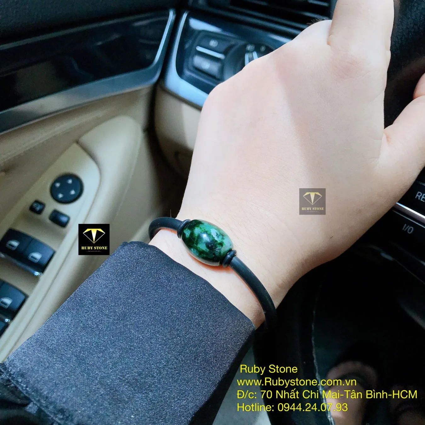 Vòng tay lu thống ngọc Cẩm thạch sơn thuỷ Vòng tay lu thống ngọc Cẩm thạch sơn thuỷ - Ảnh 4