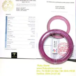 Vòng bản Ruby Nam Phi, ni tay 56mm - Hình ảnh 2