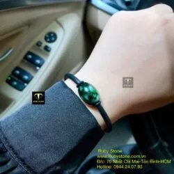 Vòng tay lu thống ngọc Cẩm thạch sơn thuỷ Vòng tay lu thống ngọc Cẩm thạch sơn thuỷ