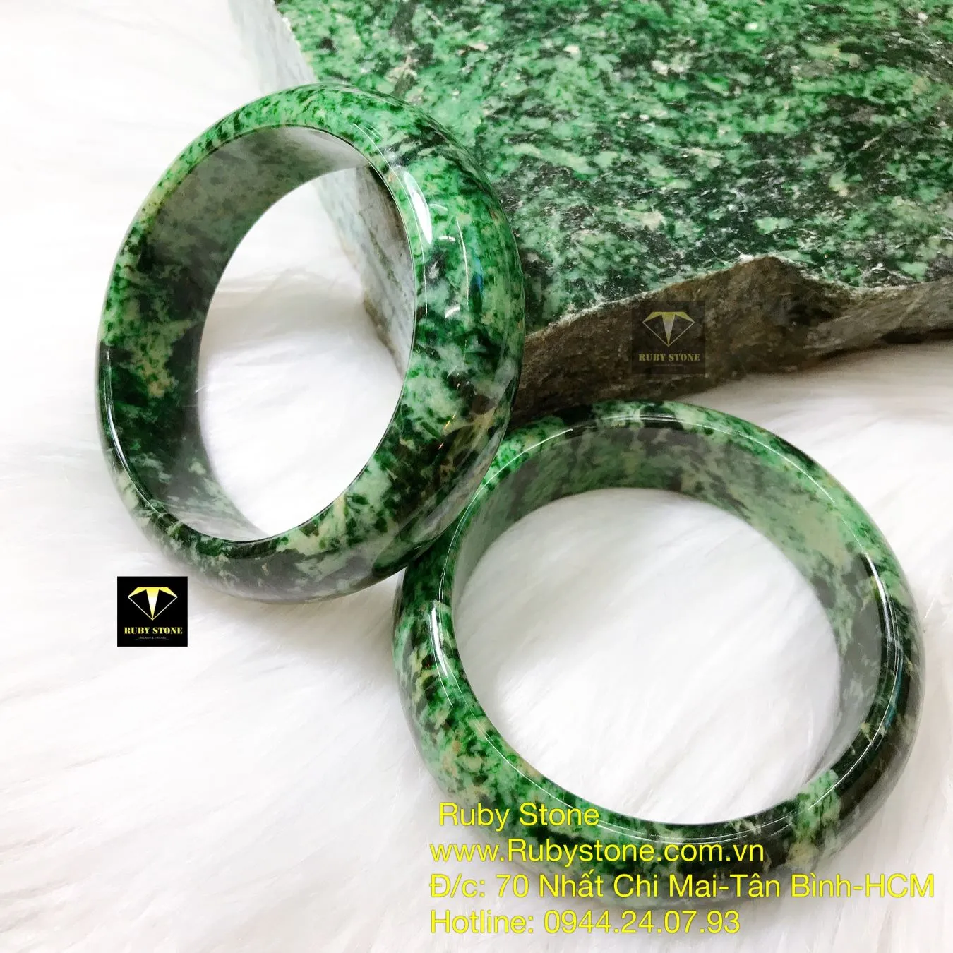 Vòng ngọc cẩm thạch sơn thuỷ A Vòng ngọc cẩm thạch sơn thuỷ A - Ảnh 5