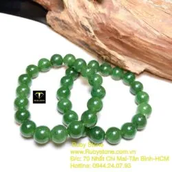 Vòng chuỗi ngọc bích Canada 10 ly (loại thường) - Hình ảnh 7