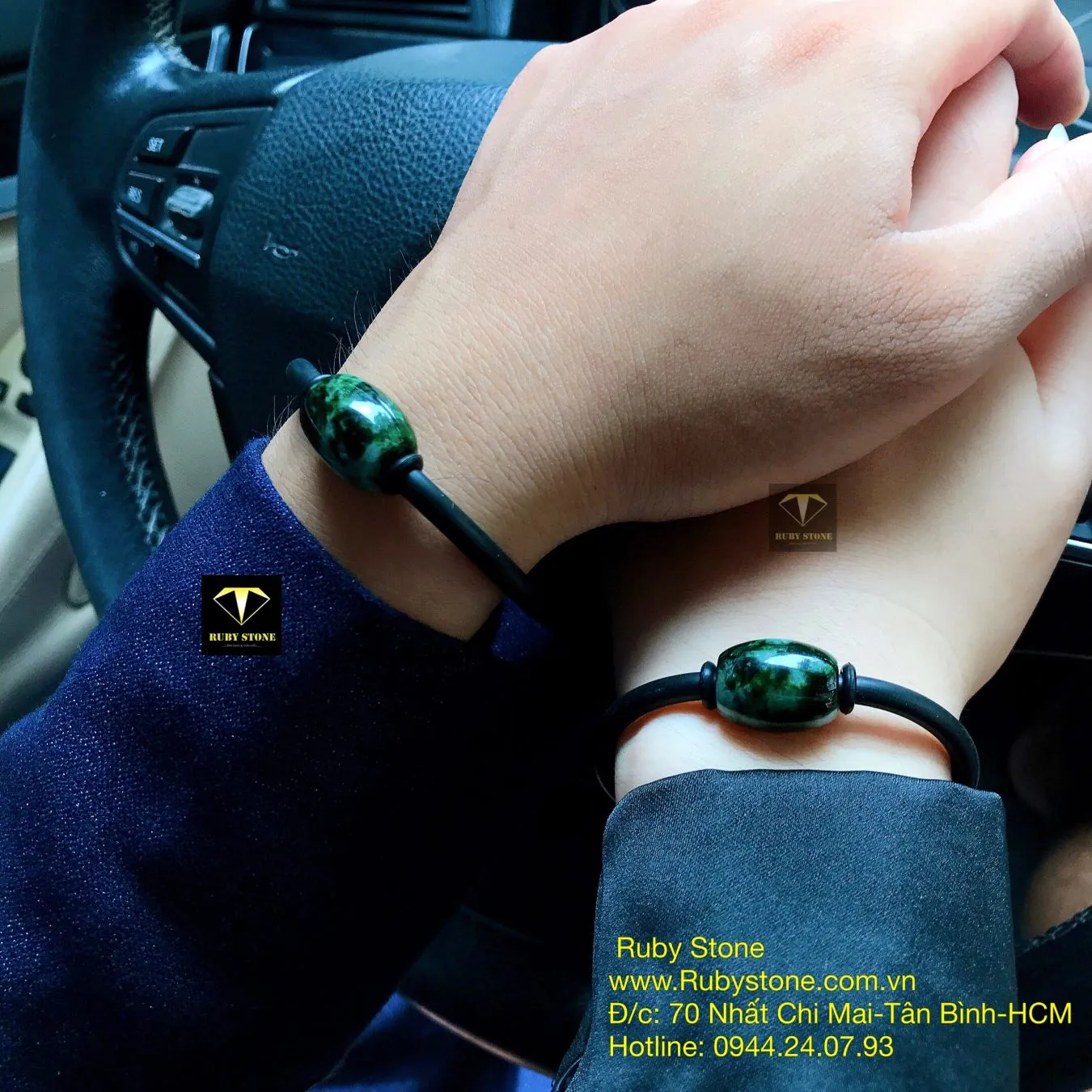 Vòng cặp lu thống ngọc Cẩm thạch sơn thuỷ Vòng cặp lu thống ngọc Cẩm thạch sơn thuỷ