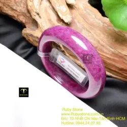 Vòng bản liền Ruby Nam Phi, ni tay 53mm - Hình ảnh 6