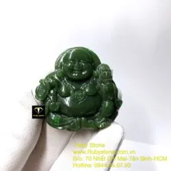 Phật Di Lặc ngọc bích Canada, kích thước 43mm
