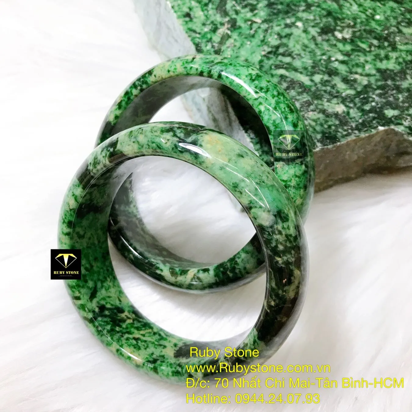 Vòng ngọc cẩm thạch sơn thuỷ A Vòng ngọc cẩm thạch sơn thuỷ A - Ảnh 9