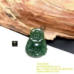 Phật Di Lặc ngọc bích Canada, KT 29mm - Hình ảnh 5