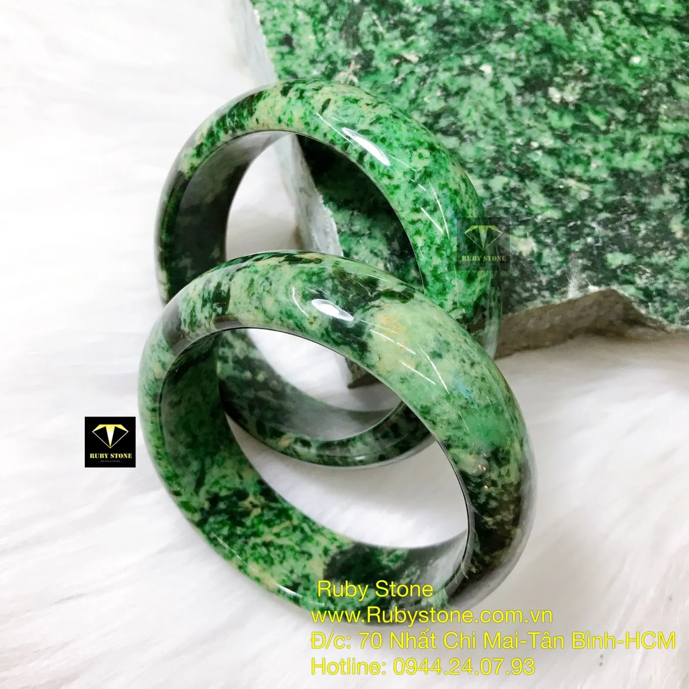 Vòng ngọc cẩm thạch sơn thuỷ A Vòng ngọc cẩm thạch sơn thuỷ A - Ảnh 6
