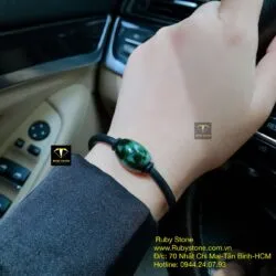 Vòng tay lu thống ngọc Cẩm thạch sơn thuỷ Vòng tay lu thống ngọc Cẩm thạch sơn thuỷ