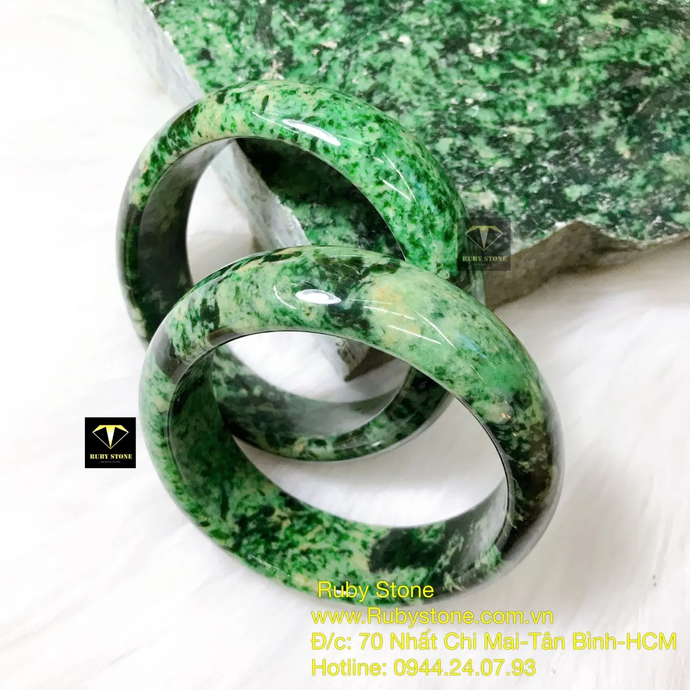 Vòng ngọc cẩm thạch sơn thuỷ A Vòng ngọc cẩm thạch sơn thuỷ A - Ảnh 7