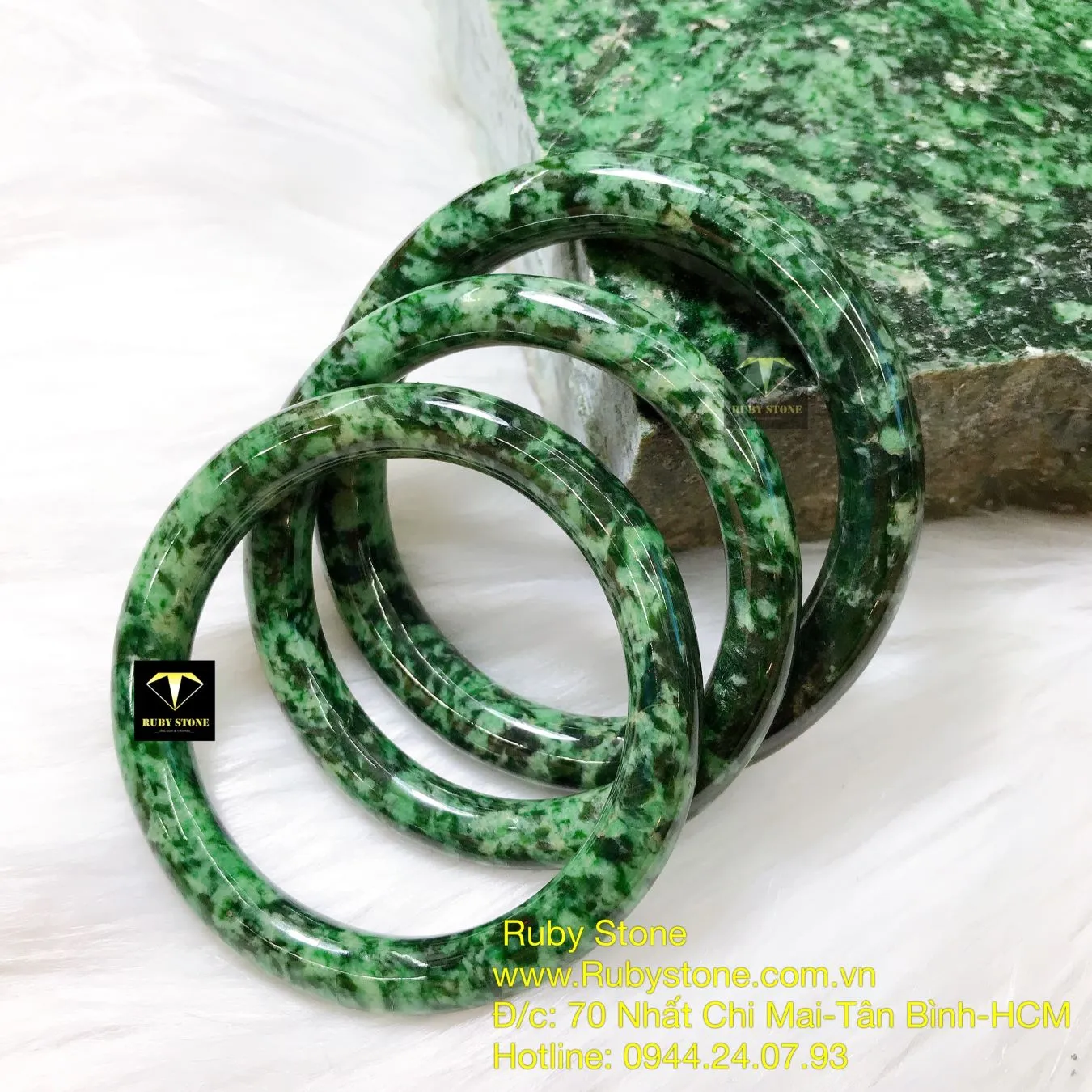 Vòng ngọc cẩm thạch sơn thuỷ bản tròn Vòng ngọc cẩm thạch sơn thuỷ bản tròn - Ảnh 8