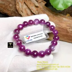 Chuỗi tay Ruby sao thiên nhiên 9,7 ly