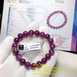 Chuỗi Ruby sao thiên nhiên 10 ly - Hình ảnh 4